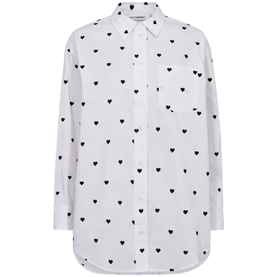 Co'couture HeartCC Oversized Shirt, Hvid